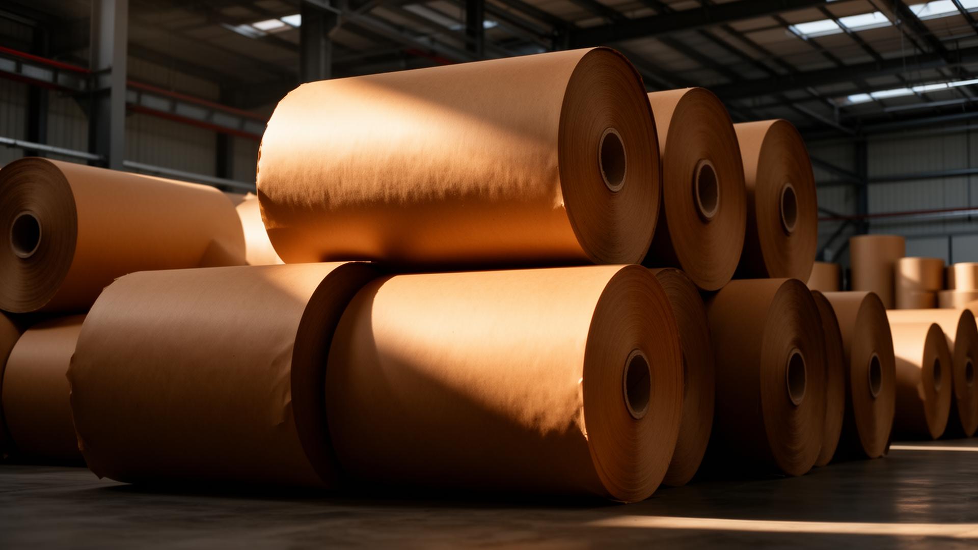 Industriële rollen gerecycled vloerbeschermingspapier